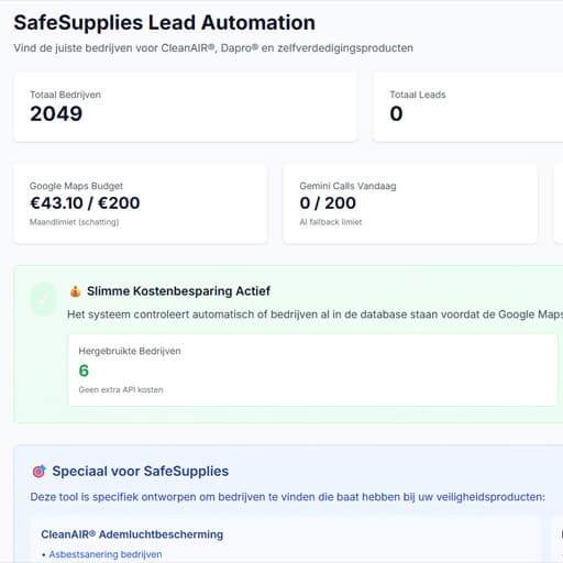 SafeSupplies testimonial